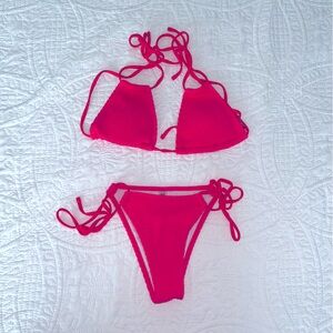 Vibrant Pink Bikini Set
